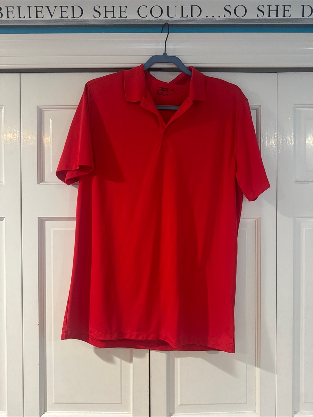 Men's Nike Red Polo